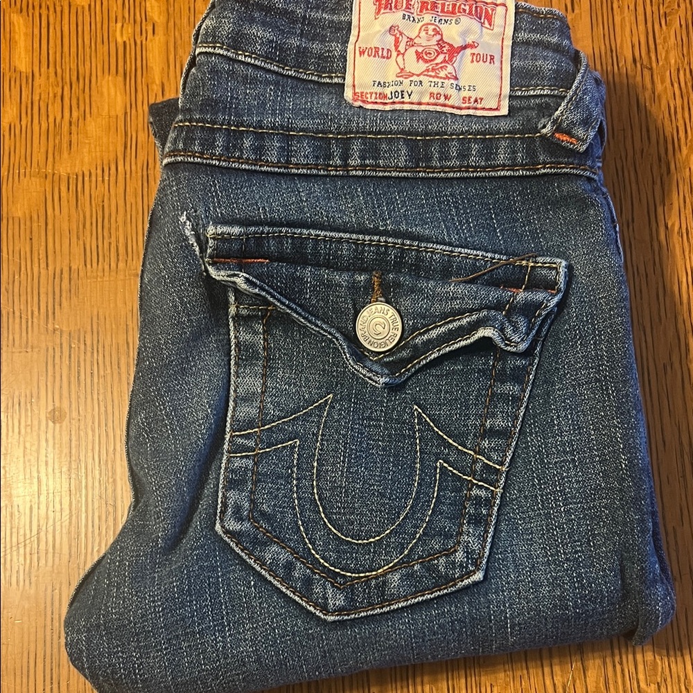 True Religion Women's Dark Blue Skinny Jeans